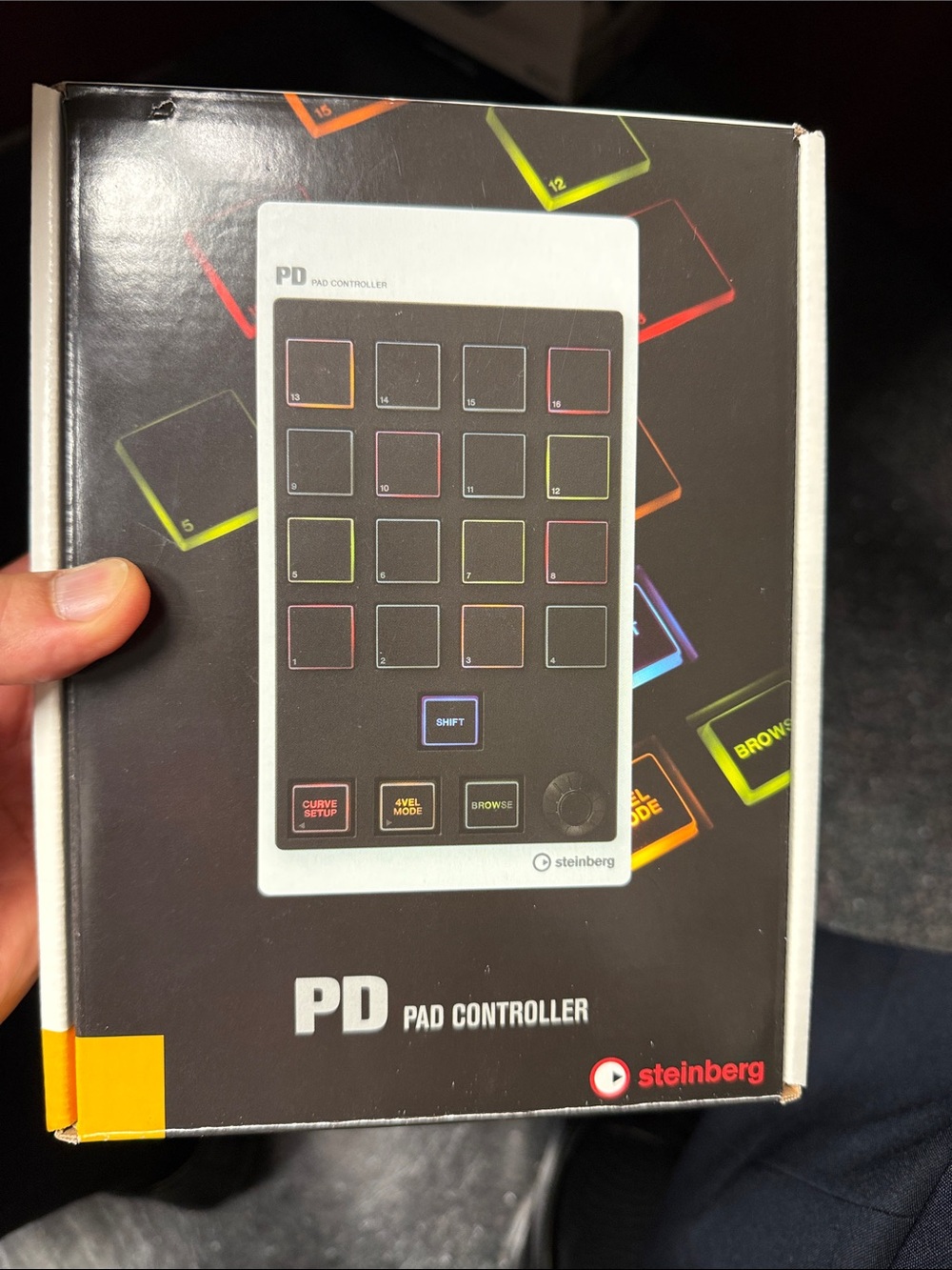 Steinberg PD Pad Controller - White and Black MIDI Pad Controller